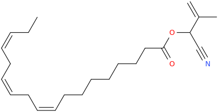(1 cyano 2 methylprop 2 enyl) octadec 9z,12z,15z trienoate